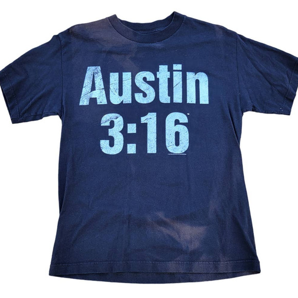 Vintage 1998 Austin 3:16 Stone Cold WWF/WWE Wrestling Shirt - Picture 1 of 4